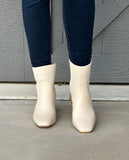 The Geraldine Ankle Bootie - Beige